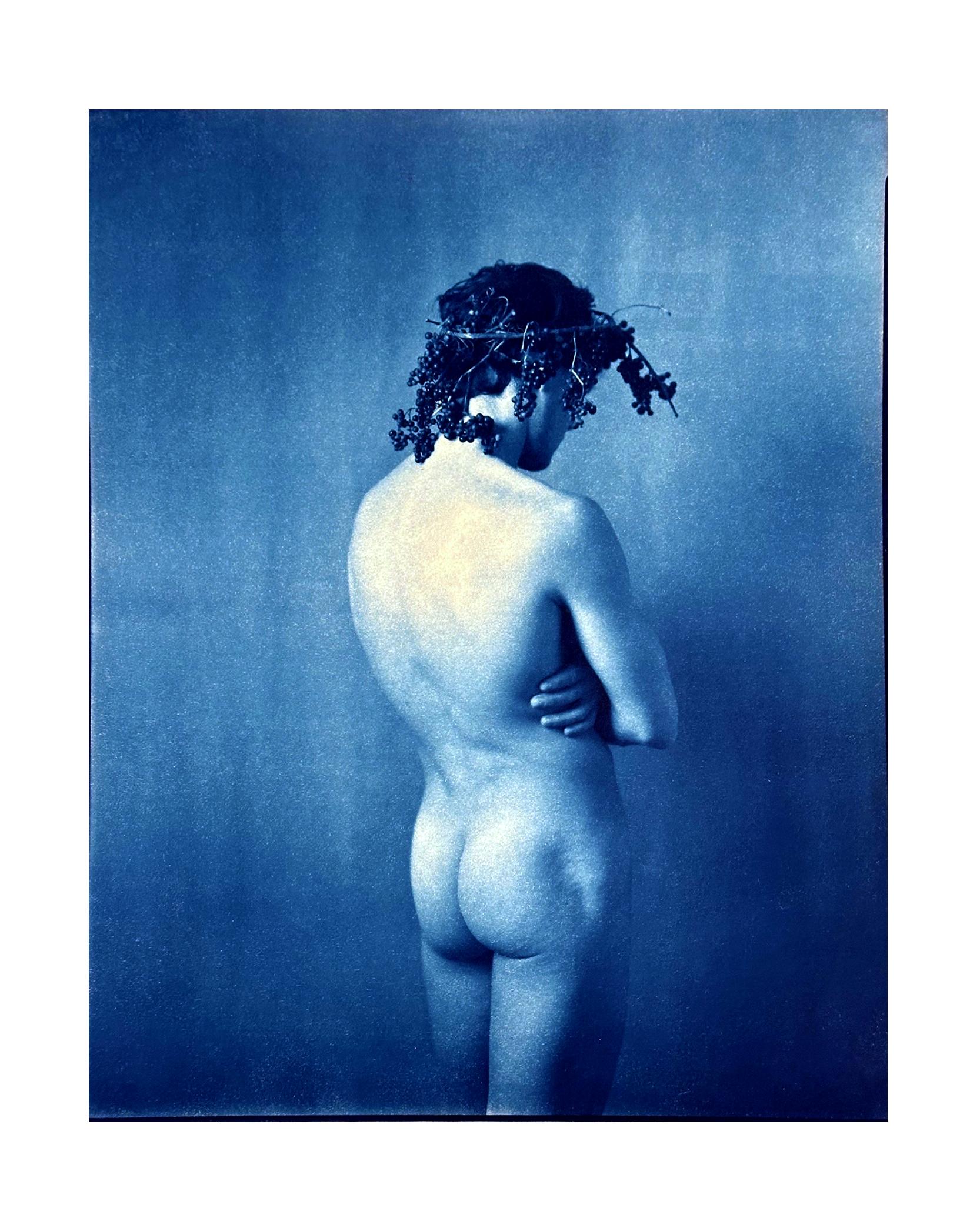 Gerahmte Cyanotyp-Fotografie von John Patrick Dugdale (Moderne) im Angebot