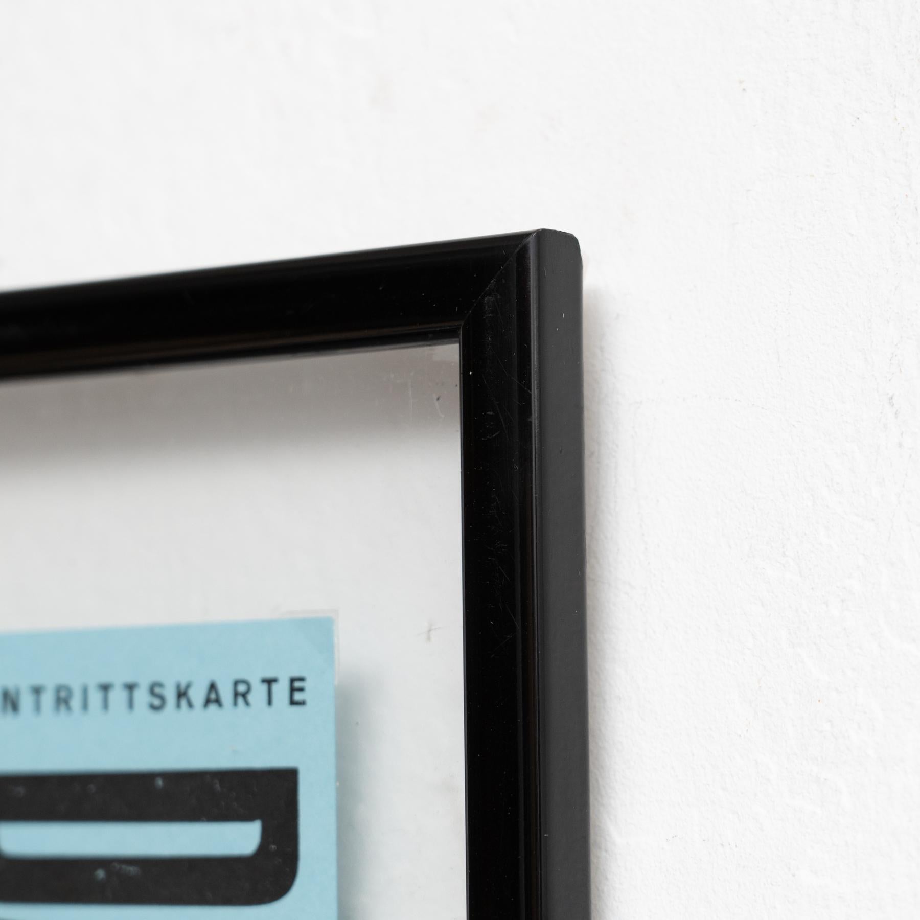 Gerahmter Dada Tract aus der Ausstellung „Dada Dokumente Einer Bewegung“, 1958 im Angebot 2