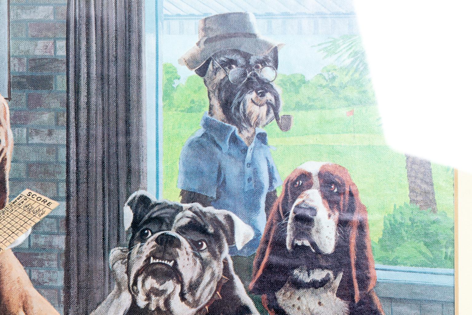 20th Century Framed Dog Print 