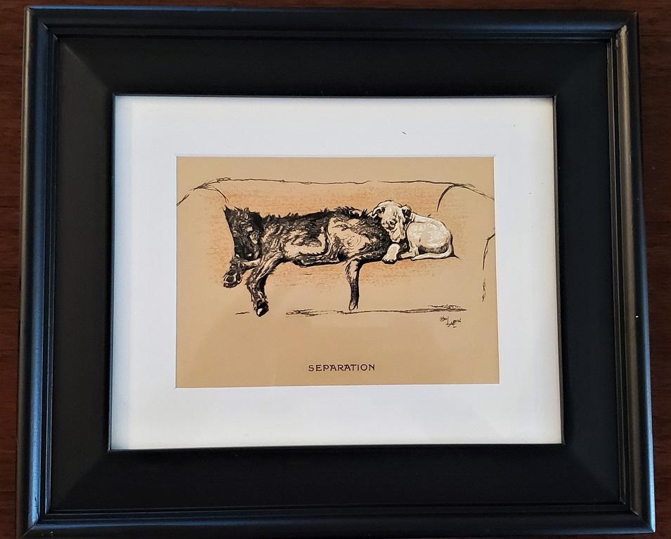 Framed Dog Prints by Cecil Aldin 1