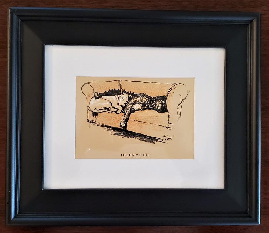 Engraved Framed Dog Prints by Cecil Aldin