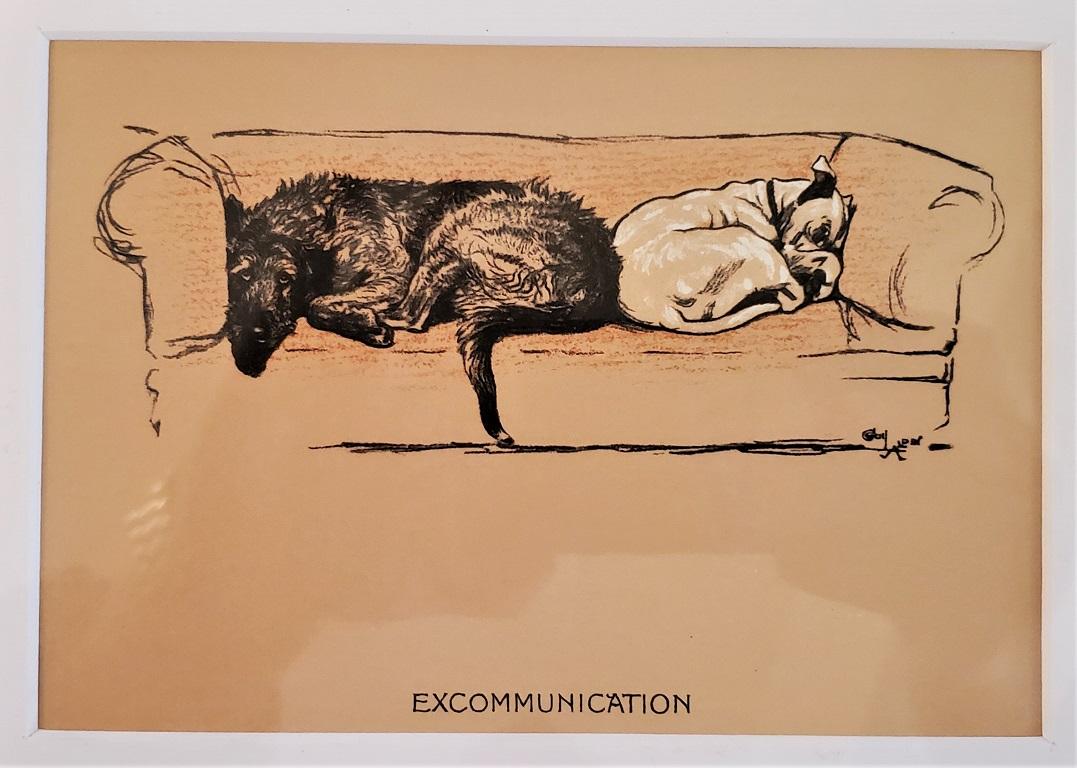 Paper Framed Dog Prints by Cecil Aldin