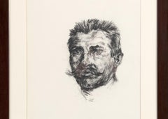 Framed Drawing of Rimbaud from the collection of Thierry Despont