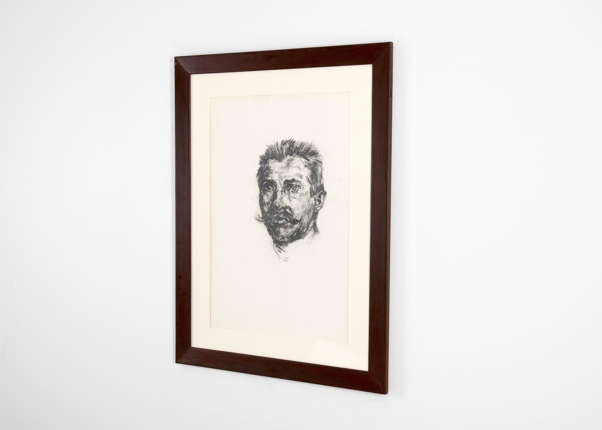 Dibujo enmarcado de Rimbaud de la colección de Thierry Despont Estadounidense en venta