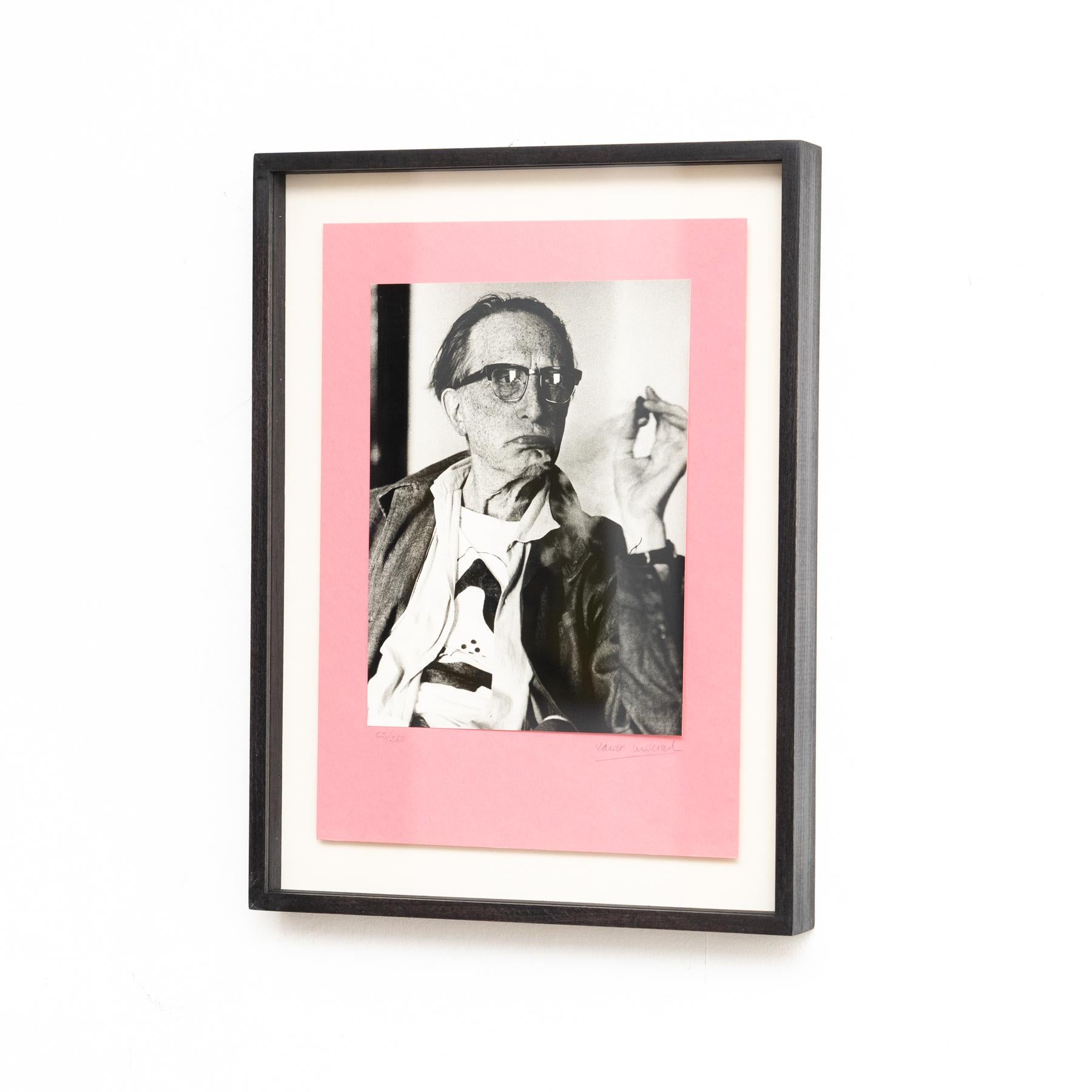 Mid-Century Modern Framed Duchamp in Cadaqués Photography by Xavier Miserachs - Signed and Numbered For Sale