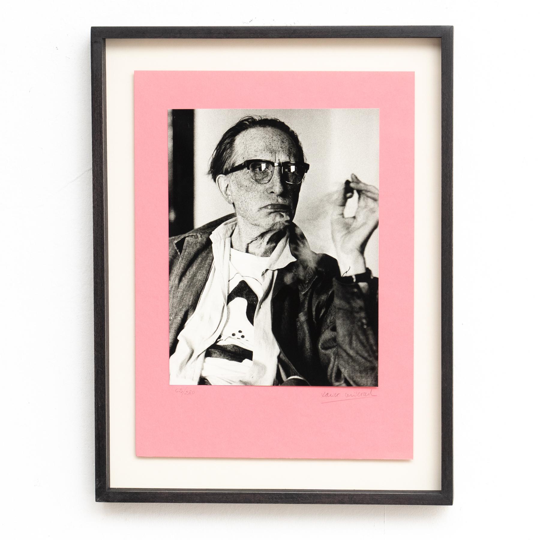 French Framed Duchamp in Cadaqués Photography by Xavier Miserachs - Signed and Numbered For Sale