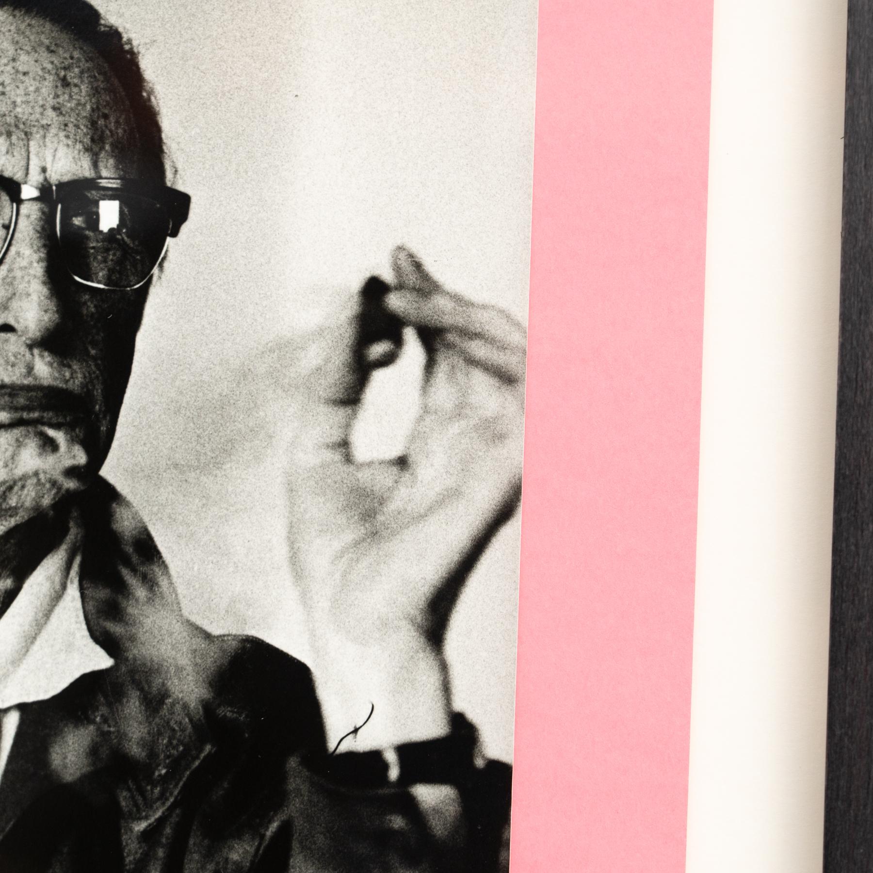 Late 20th Century Framed Duchamp in Cadaqués Photography by Xavier Miserachs - Signed and Numbered For Sale