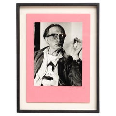 Fotografía enmarcada Duchamp en Cadaqués de Xavier Miserachs - Firmada y numerada