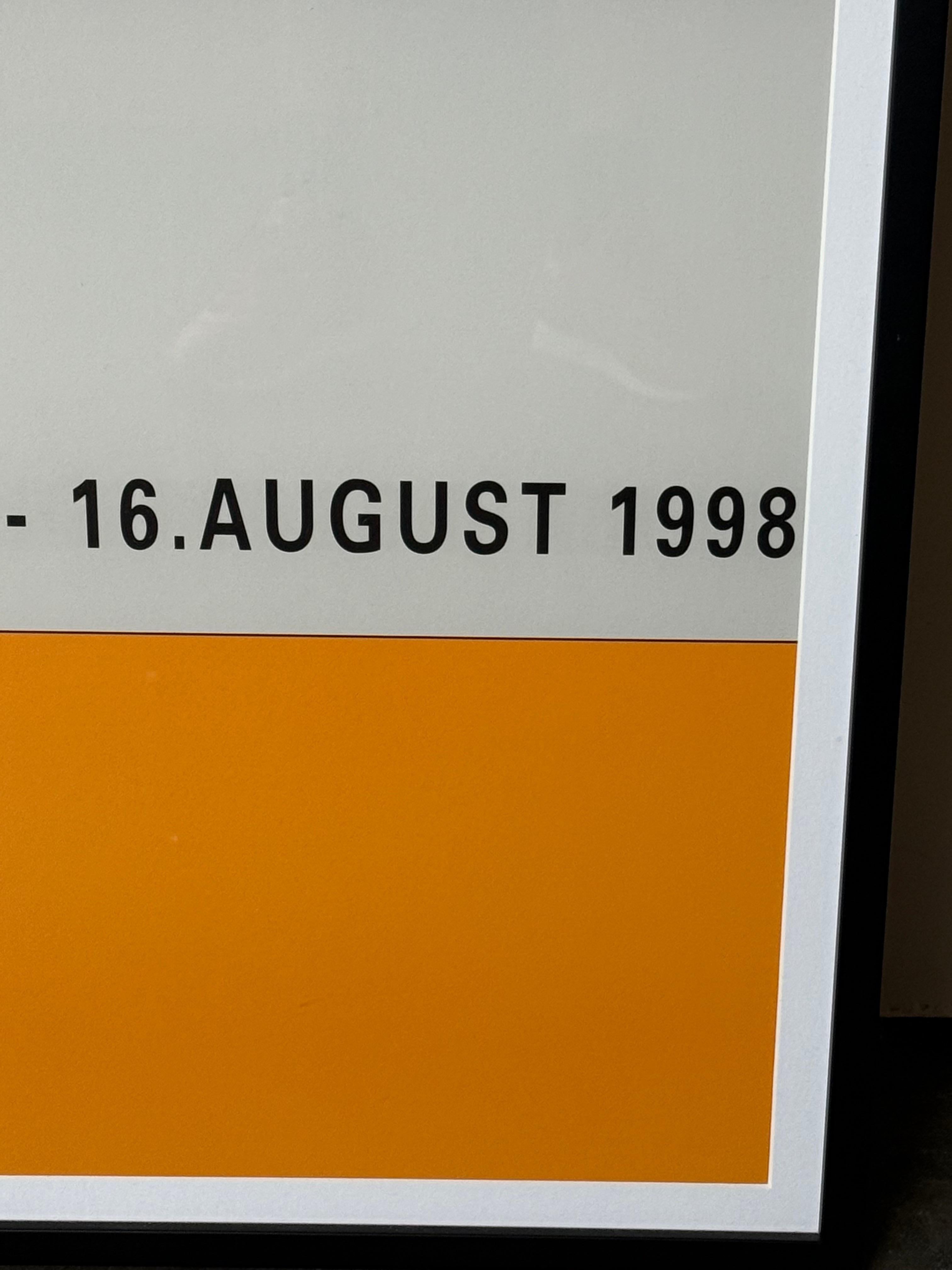 Affiche Eames encadrée de l'exposition du musée Trapholt (Danemark) en vente 6
