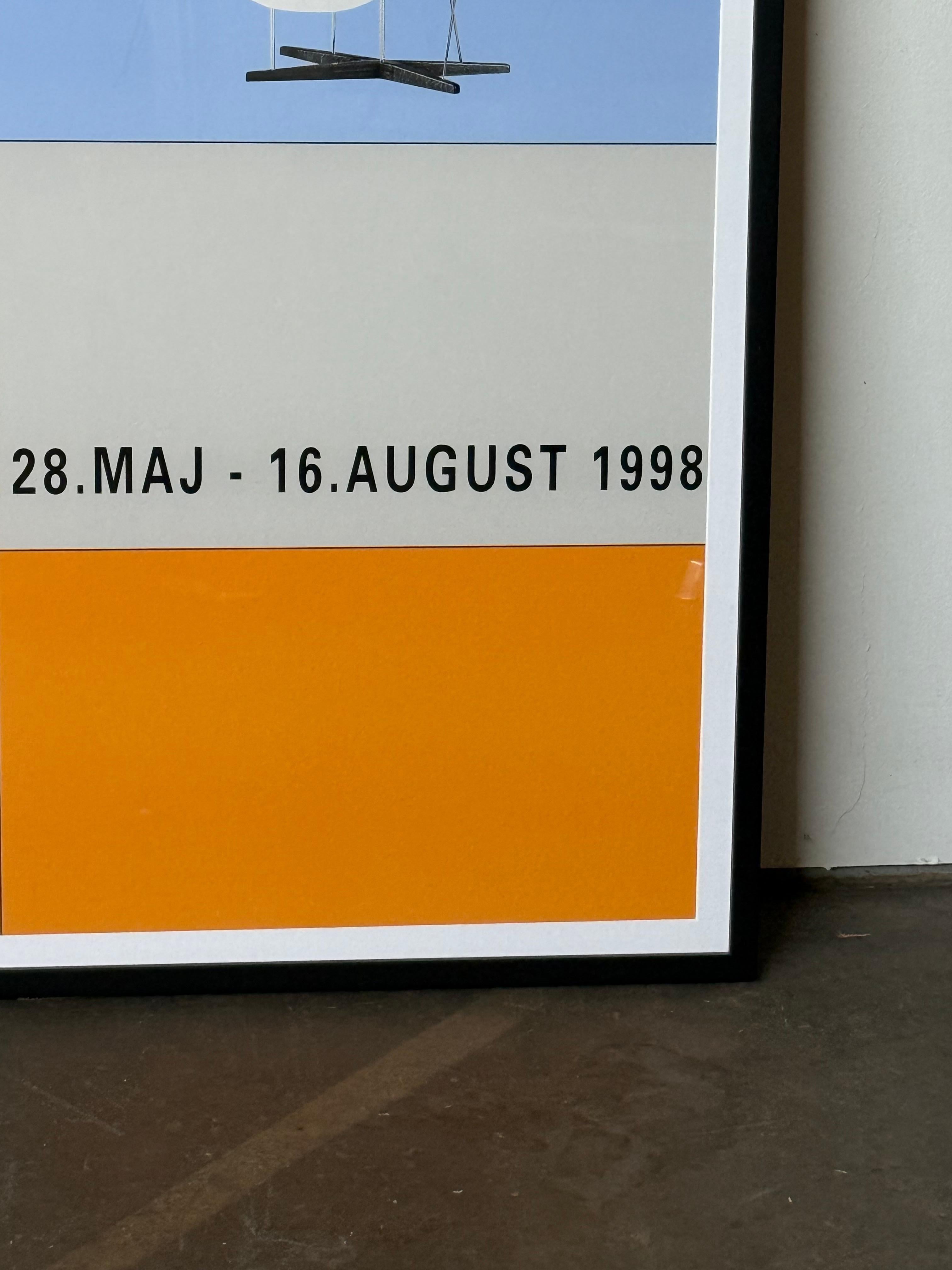 Papier Affiche Eames encadrée de l'exposition du musée Trapholt (Danemark) en vente