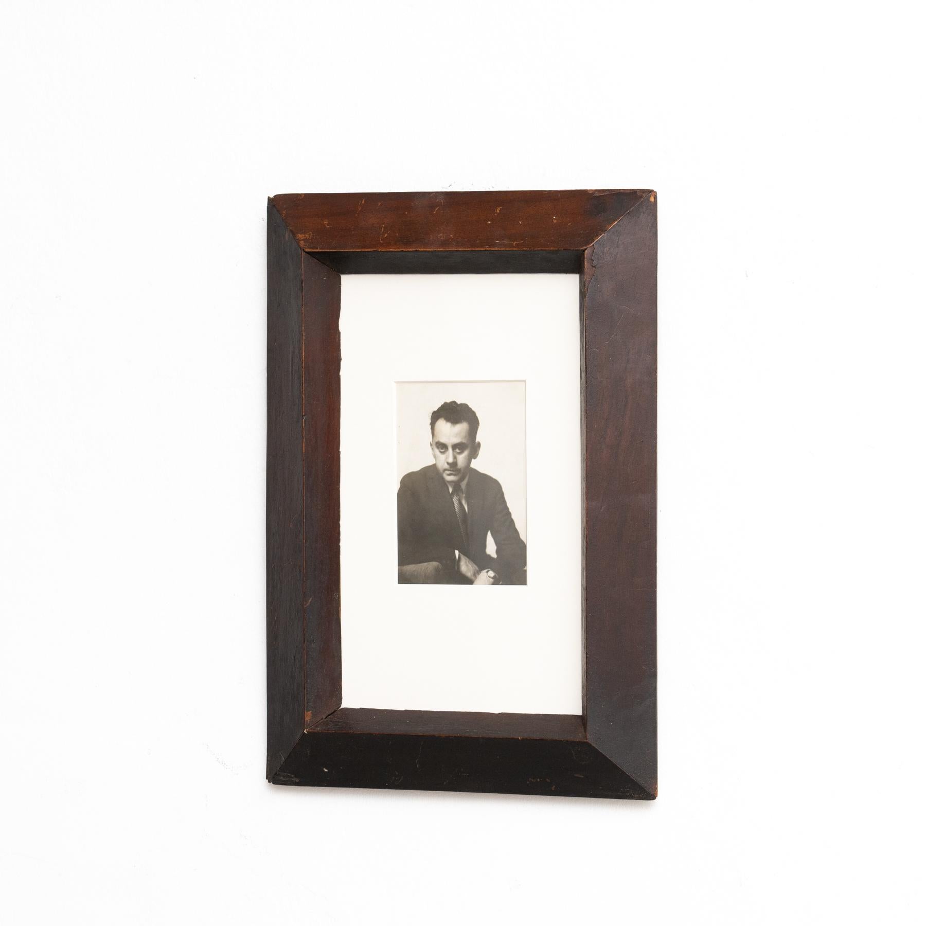 Gerahmte Schwarz-Weiß-Fotografie von Man Ray aus dem frühen XX. Jahrhundert (Französisch) im Angebot