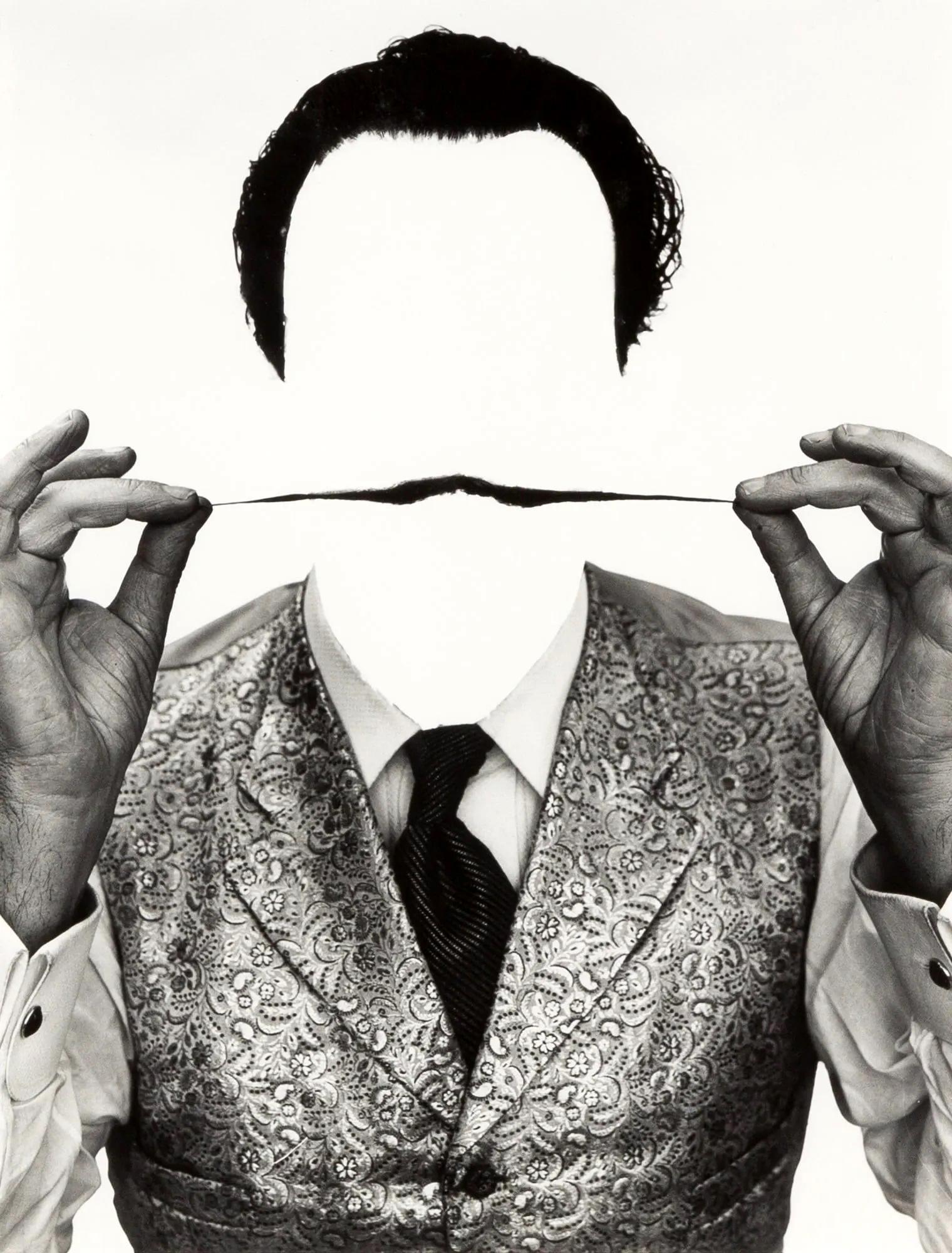 Artist: Philippe Halsman (1906-1979)
Medium: Gelatin Silver Print
Title: Invisible Dali
Date: 1954; Printed in 1981 as part of the ten-piece Dali Portfolio by Stephen Gersh and the Neikrug Press under the supervision of Halsman's widow
