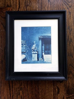 Fotografia in cianotipia, incorniciata e in edizione limitata, di John Dugdale