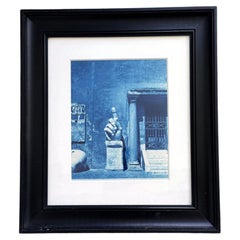 Fotografia in cianotipia, incorniciata e in edizione limitata, di John Dugdale