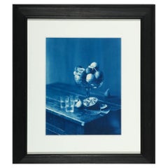 Photographie cyanotype encadrée de John Dugdale