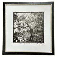 Framed Editioned Retro Photograph Adam in Central Park New York Arthur Tress