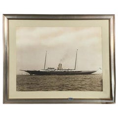 Framed Edwin Levick Print of Corsair IV