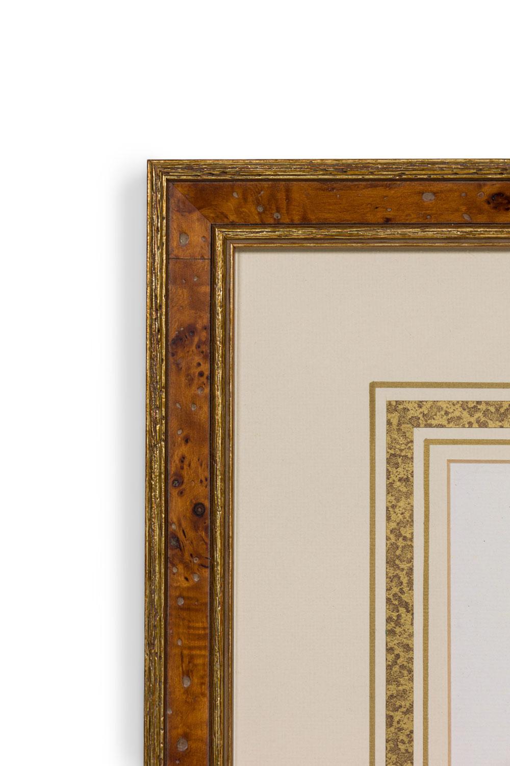 Gerahmte englische Farblithographie im georgianischen Stil mit 2 Fischen, Haken und Köder (Viktorianisch) im Angebot