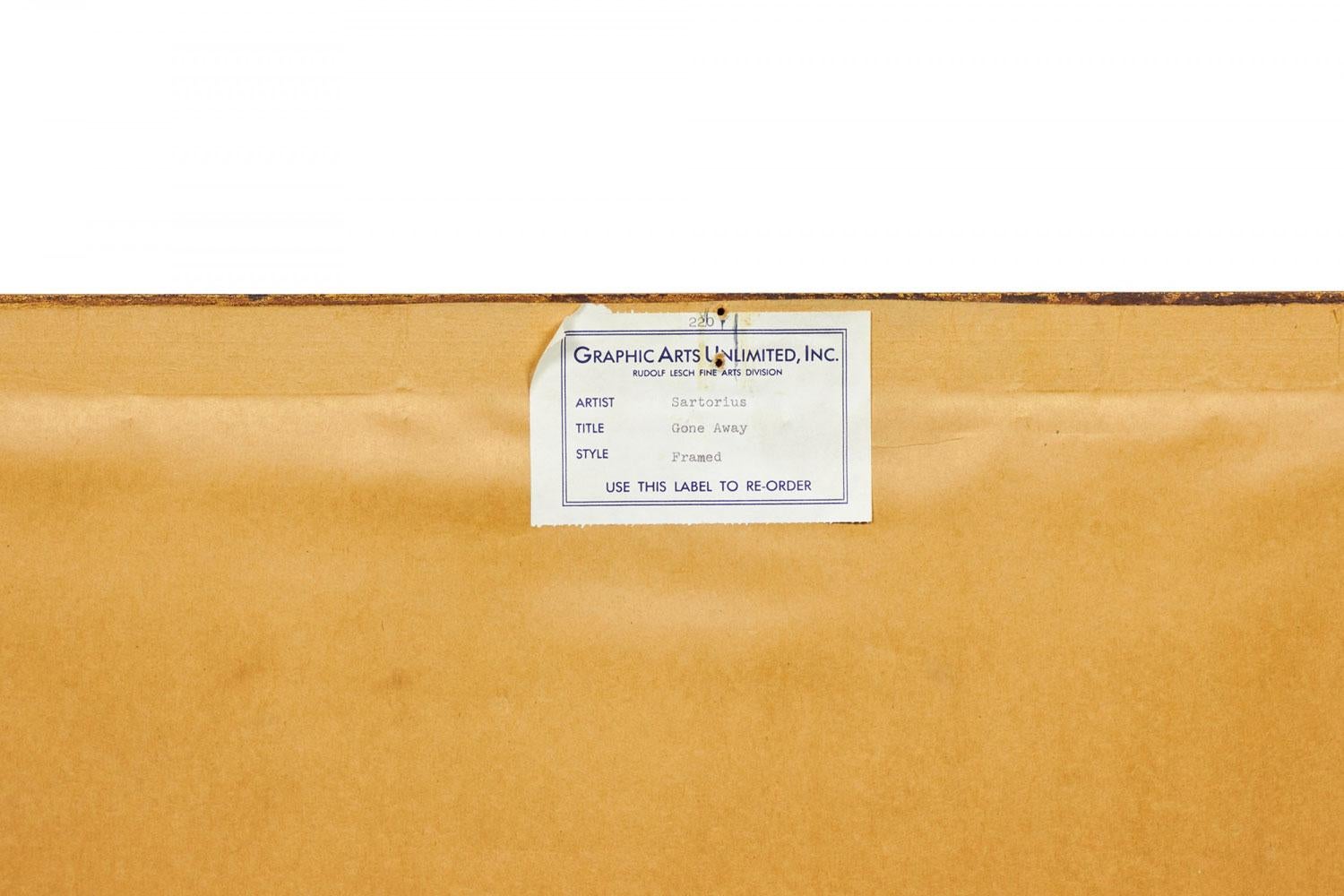 Framed English Victorian Painting of Hunters and Dogs Bounding Across a Field im Zustand „Gut“ im Angebot in Queens, NY