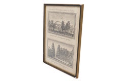 Framed Engraving of London Parks