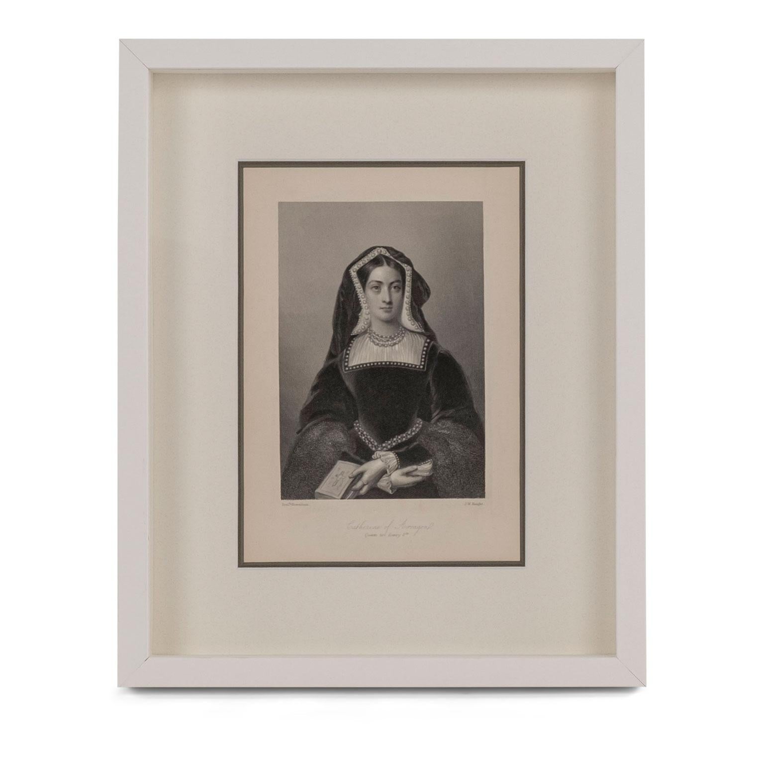 Framed Engravings of English Queens For Sale 3