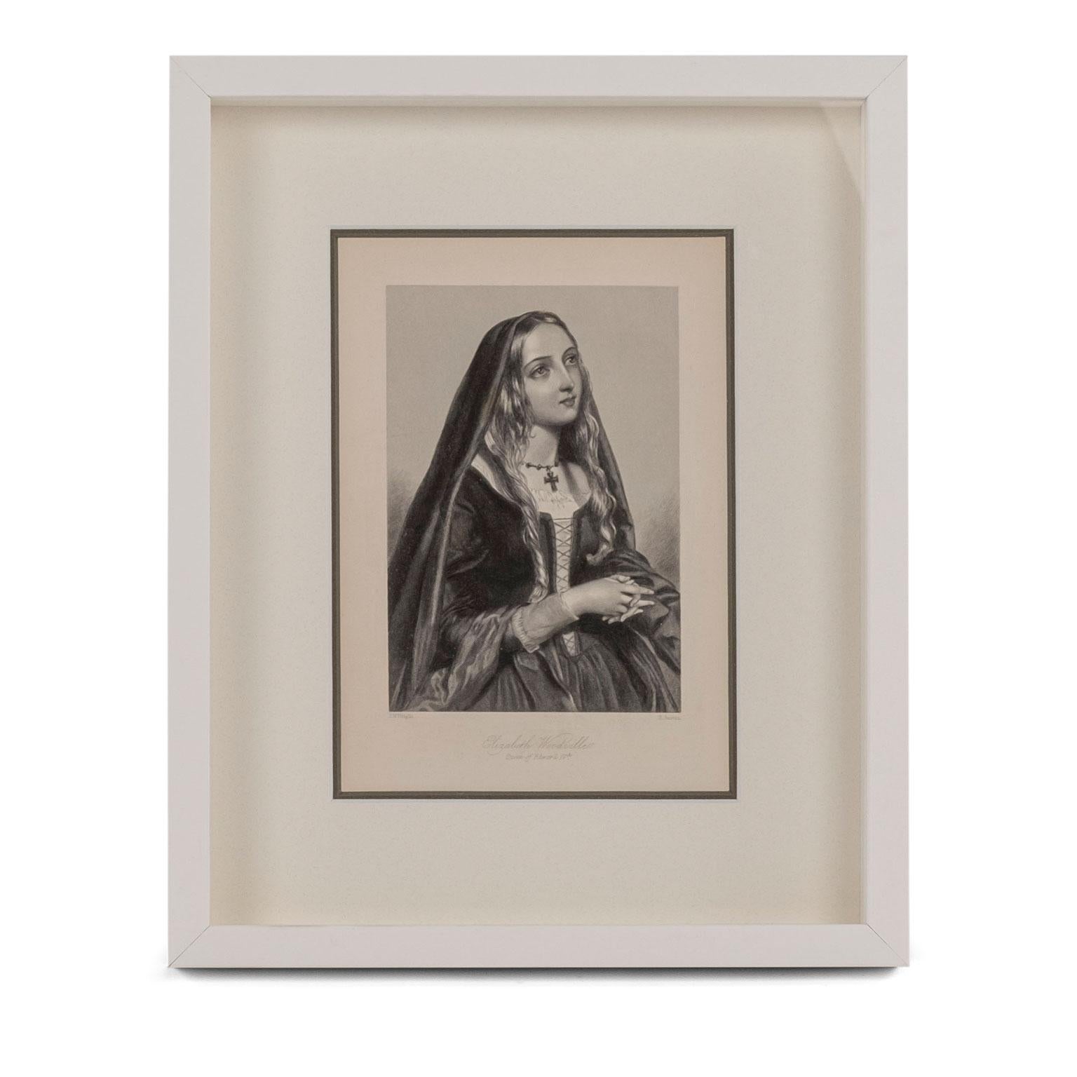 19th Century Framed Engravings of English Queens