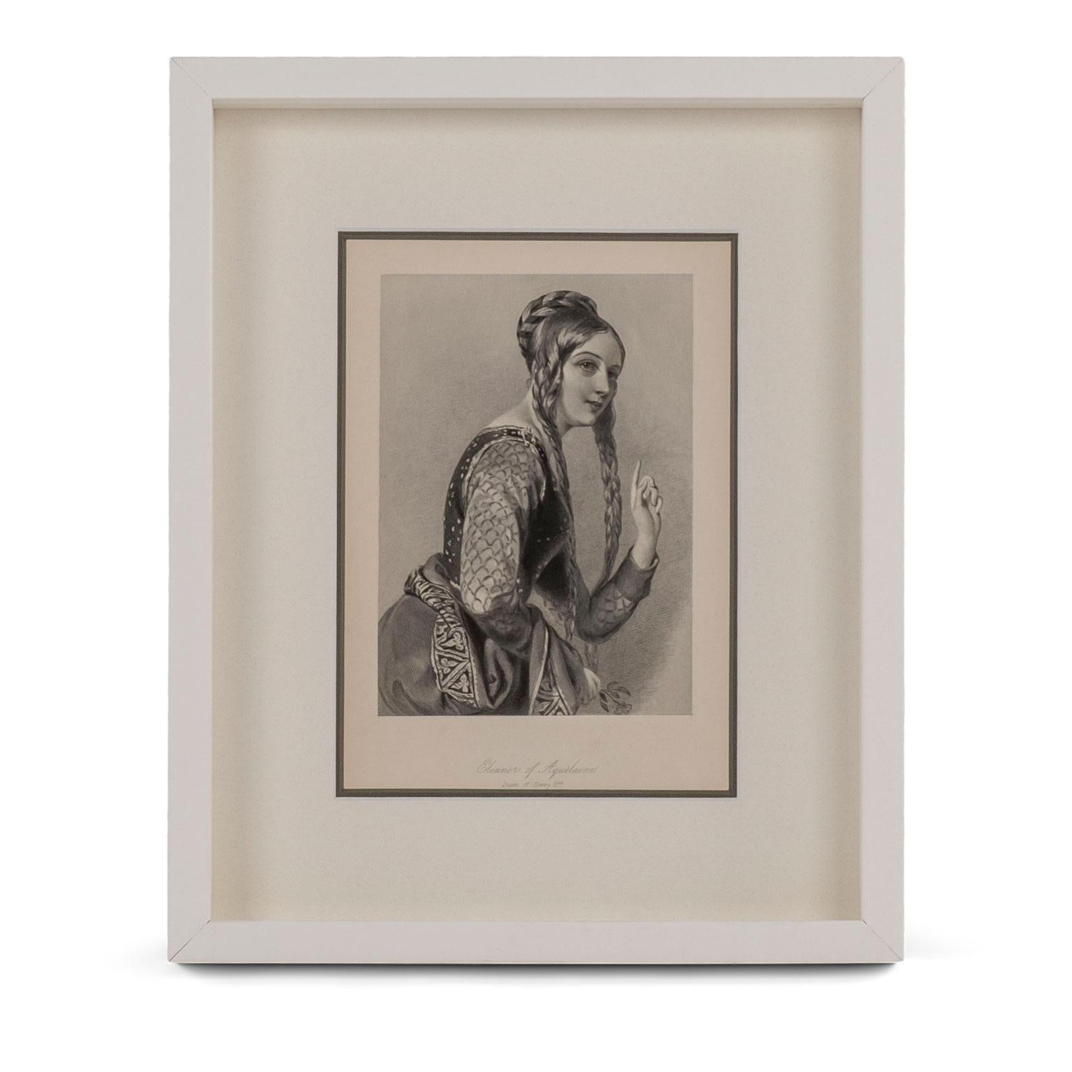 Paper Framed Engravings of English Queens