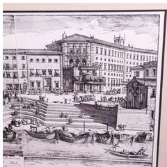 Framed Etching in Manner of Alesandro Specchi