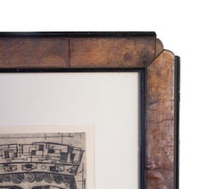 Framed Fine Art Lithograph of Knight with Horse by Pec Quetglas Ferrer