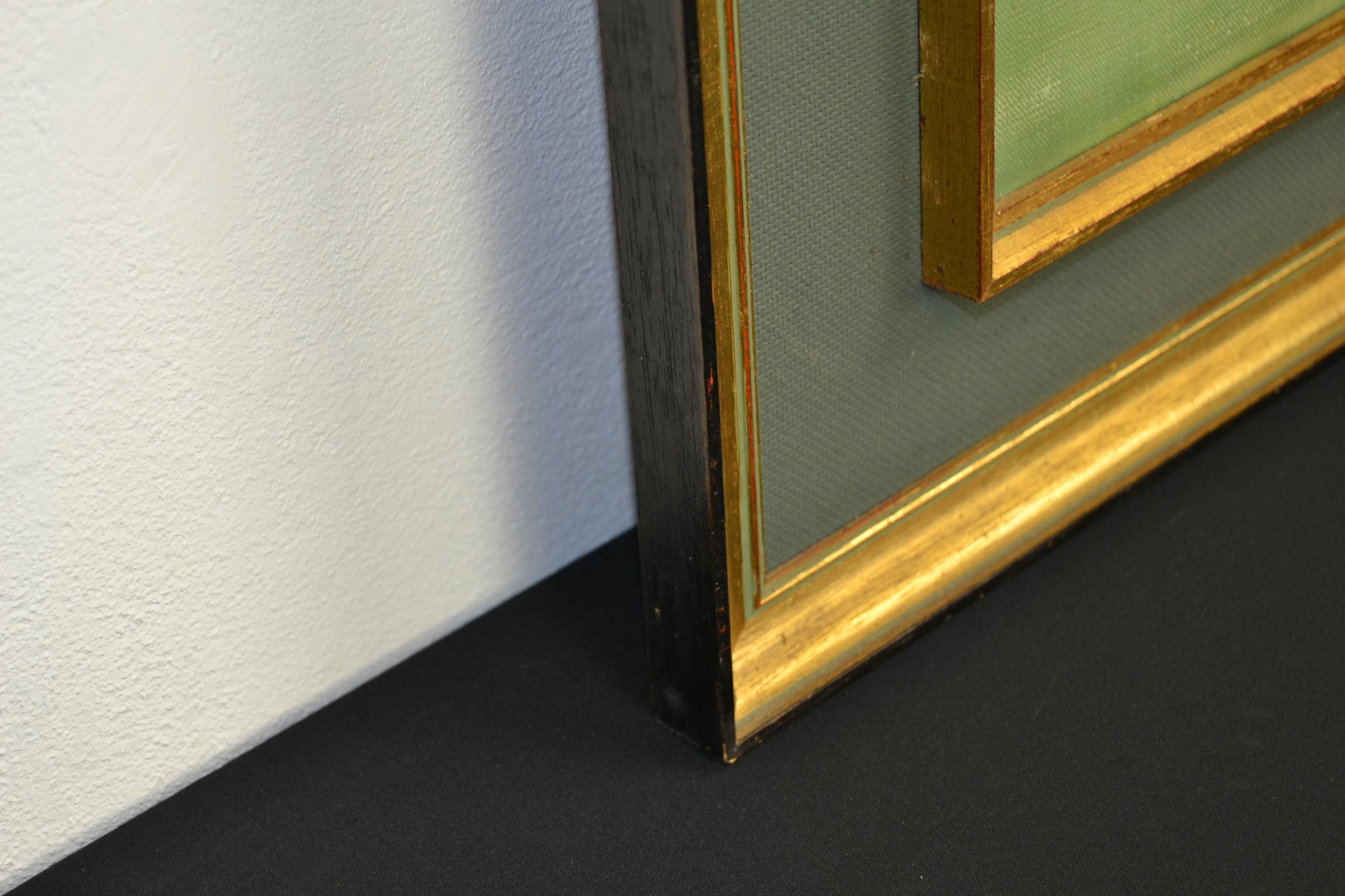 Framed Flamingo Painting, Late 20th Century 6
