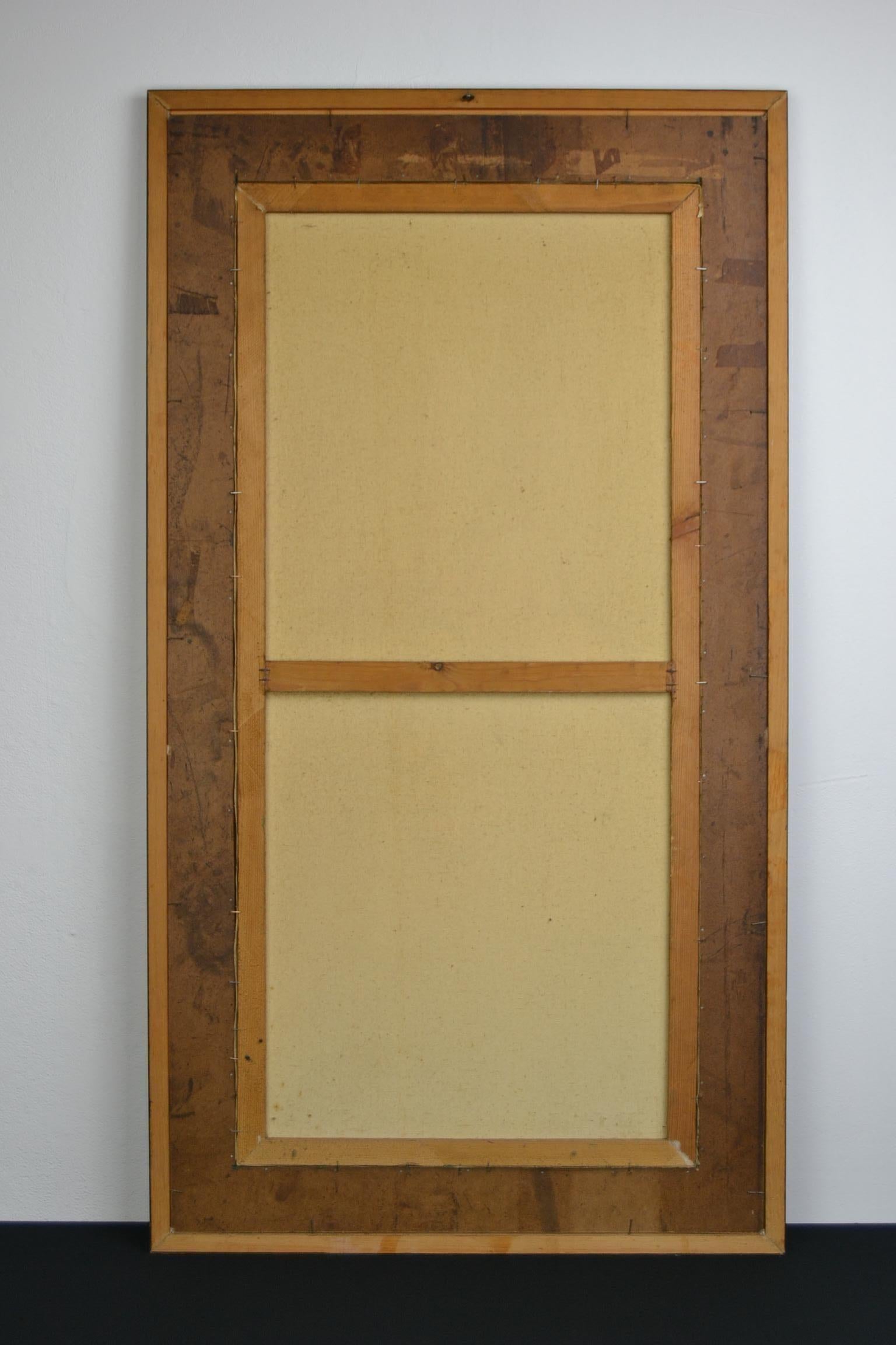 Framed Flamingo Painting, Late 20th Century 9