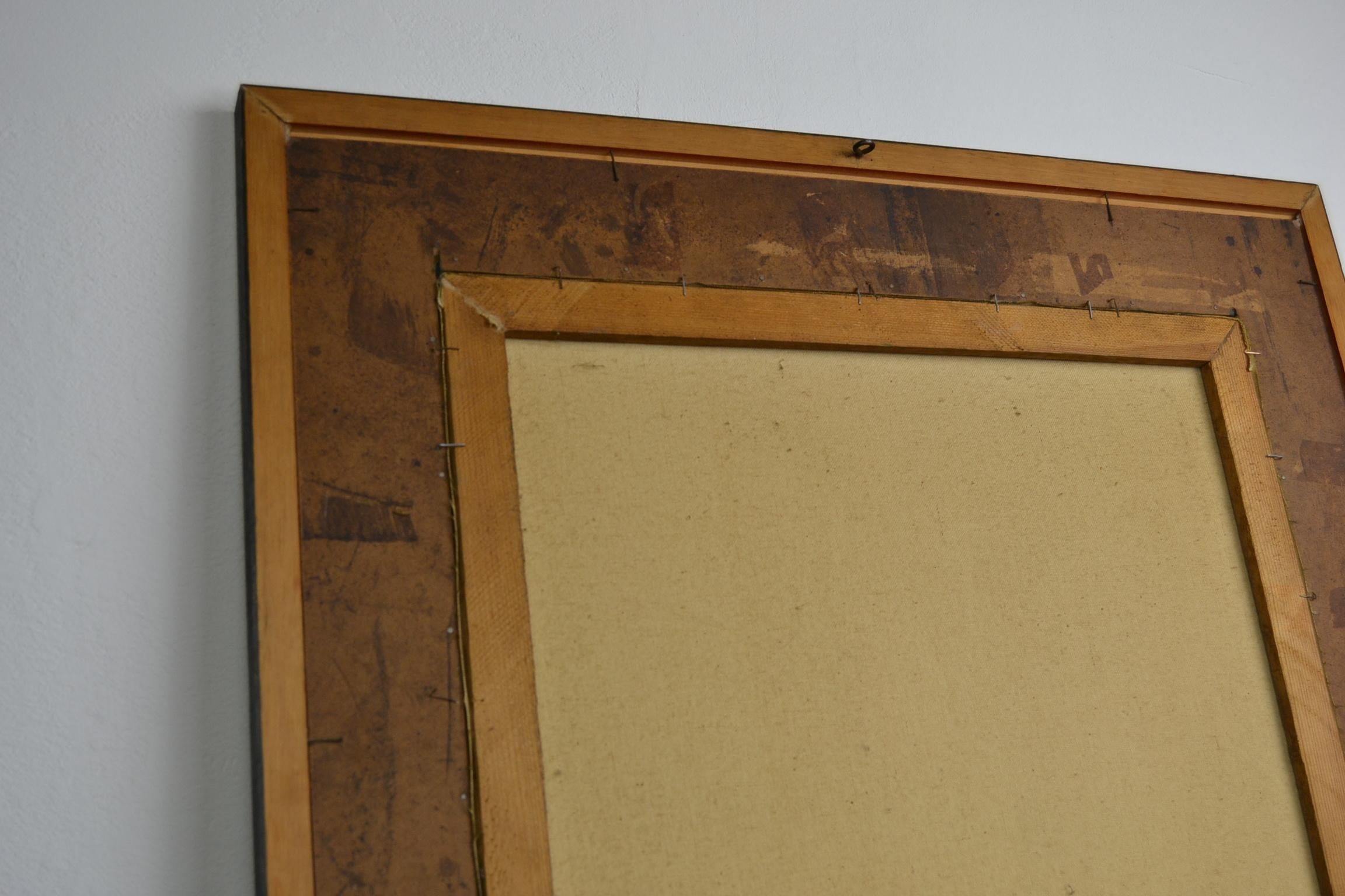 Framed Flamingo Painting, Late 20th Century 10