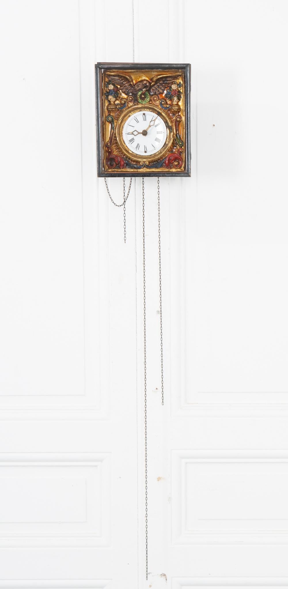 Other Framed German Black Forest 19th Century Clock
