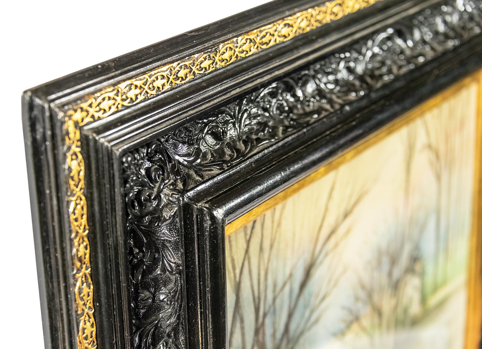 Quadro del XIX secolo francese incorniciato di Marie Thelika Rideau Paulet in vendita 2