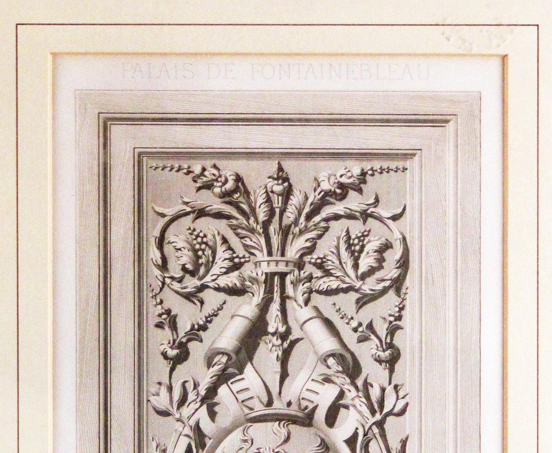 Framed French Gresaille Decorative Engravings 2