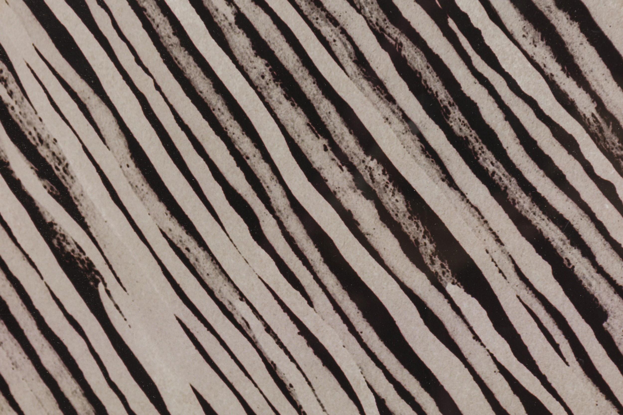 Gerahmter geometrischer Mid-Century-Druck mit strukturierter Farbblockierung (20. Jahrhundert) im Angebot