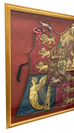 Framed George IV Royal Herald At Arms Tunic