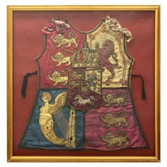Framed George IV Royal Herald At Arms Tunic