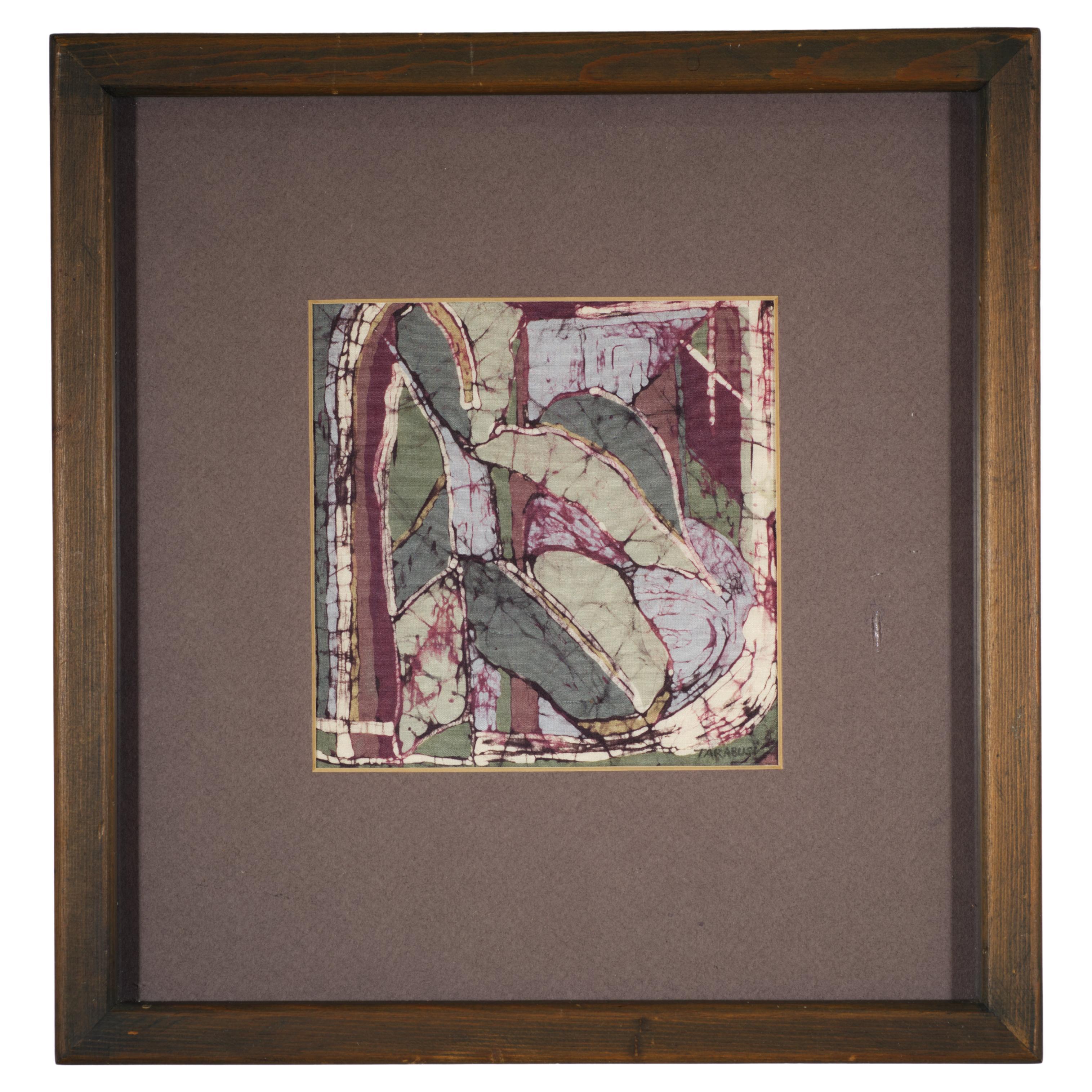 Framed Ginevra Tarabusi Original Abstract Artwork, Mixed Media