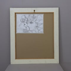 Framed Gio Ponti Drawing