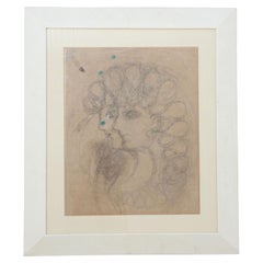 Disegno di Gio Ponti incorniciato