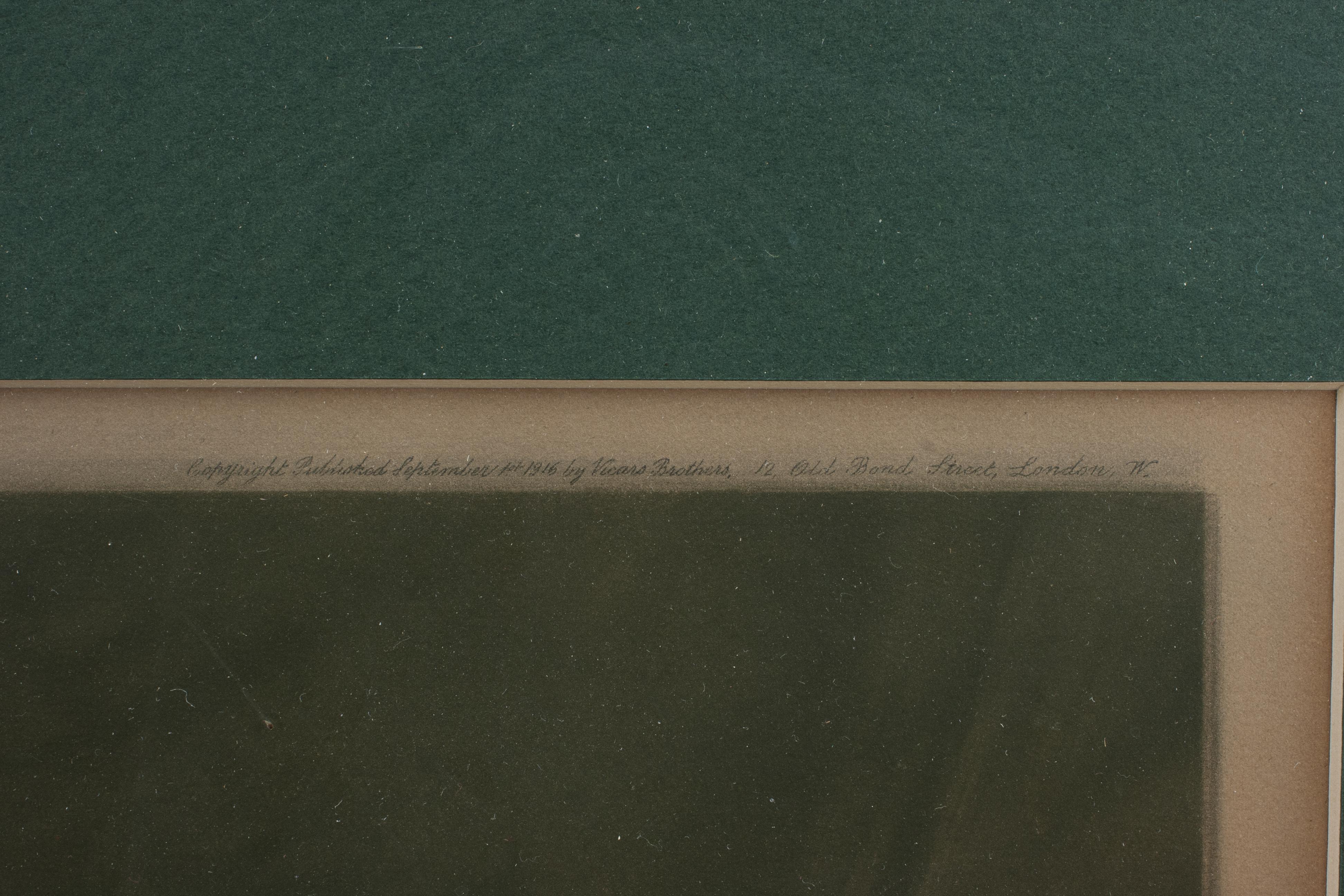 Framed Golf Mezzotint, Henry Callender Esq. In Good Condition For Sale In Oxfordshire, GB