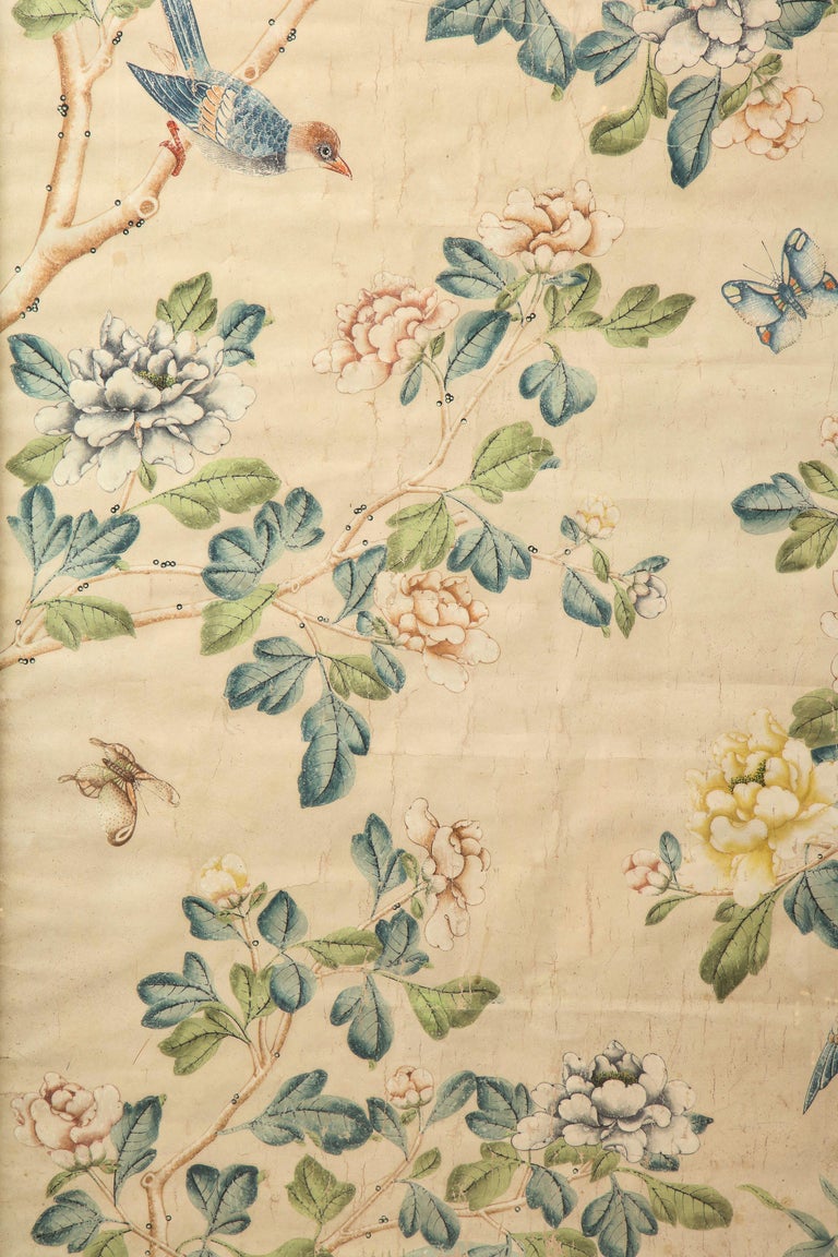 Framed Gracie Wallpaper Panel at 1stDibs