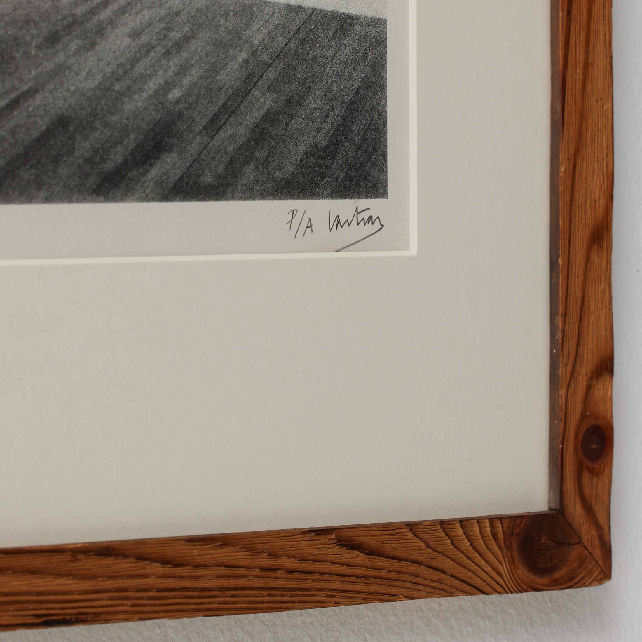 Lithographie « Le musée » signée à la main par Vastian en vente 4
