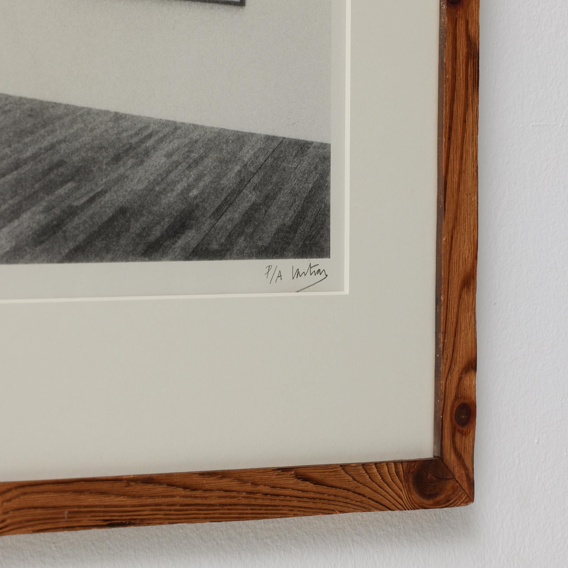 Lithographie « Le musée » signée à la main par Vastian en vente 2