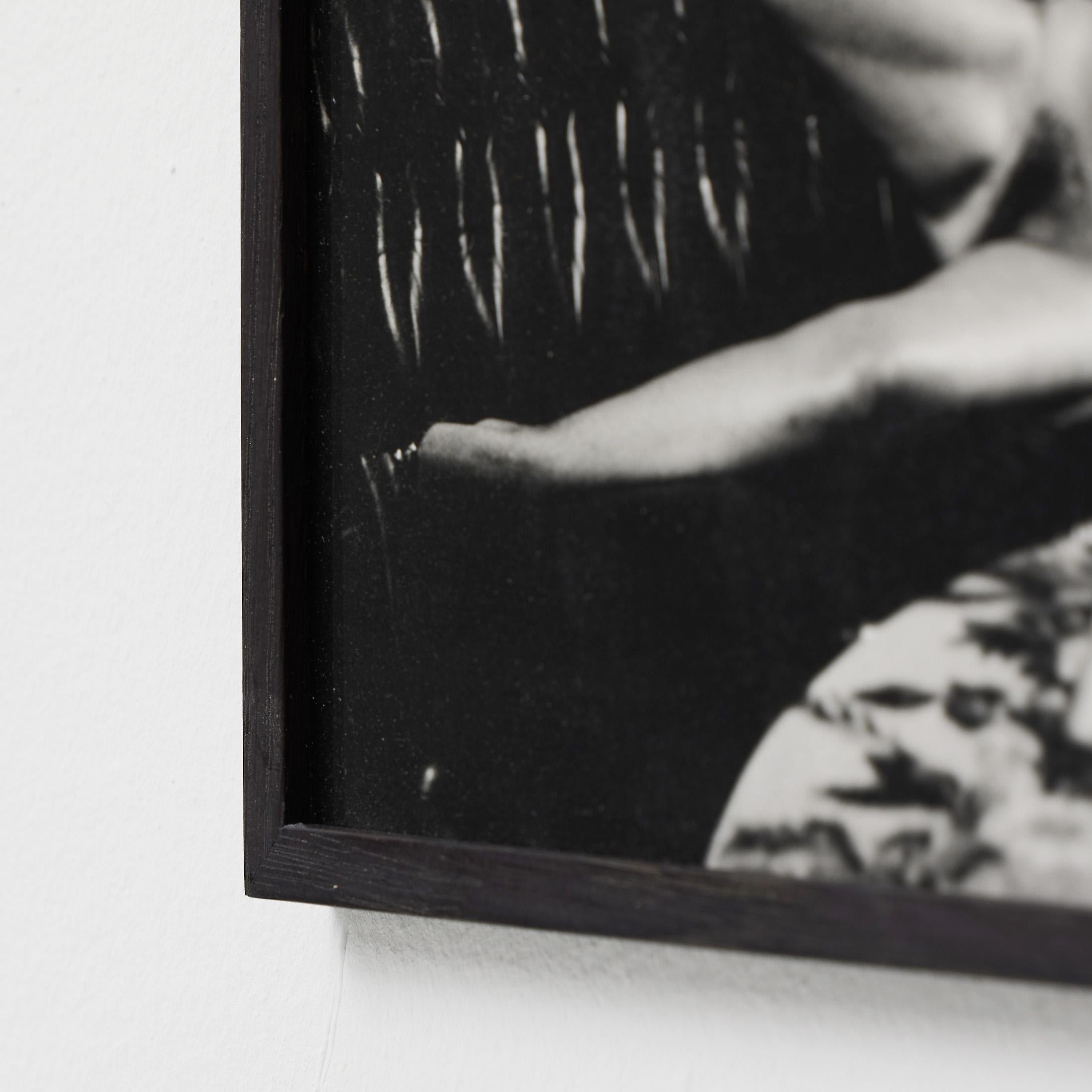 Framed Helmut Newton Black and White Photography - Iconic Nude, 1980s For Sale 6