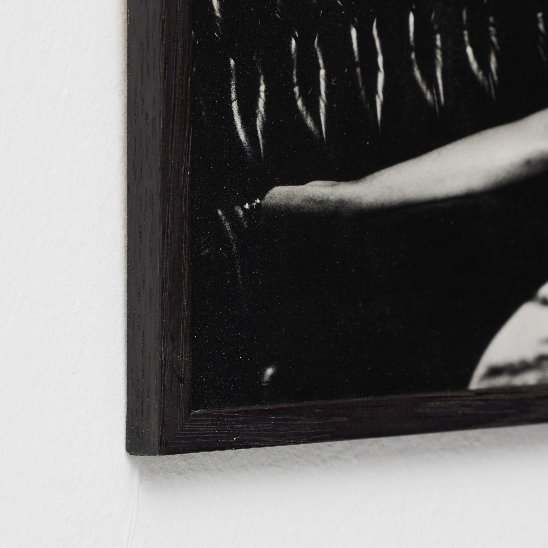 Late 20th Century Framed Helmut Newton Black and White Photography - Iconic Nude, 1980s For Sale