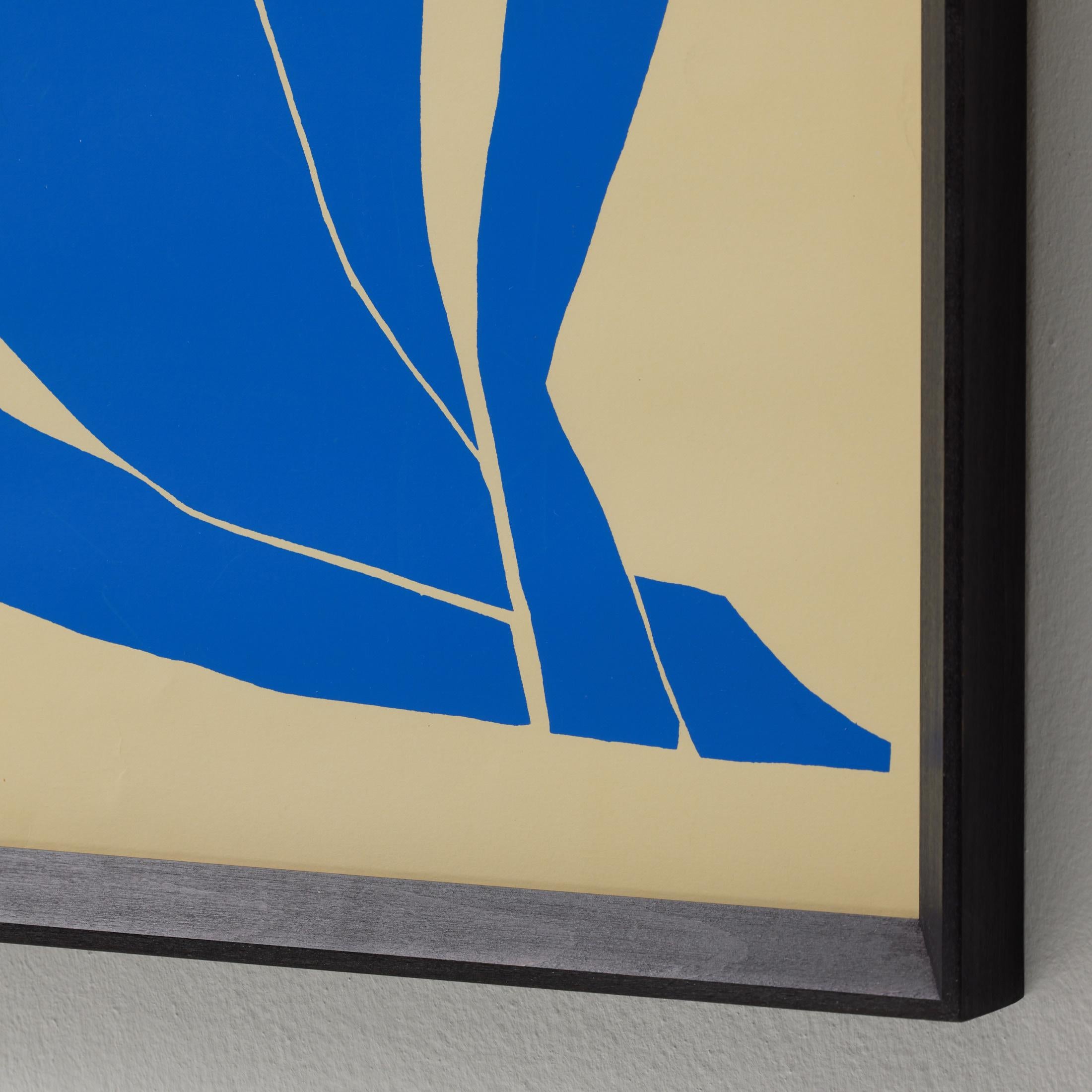 Framed Henri Matisse Cut Out Blue Lithograph Nu Bleu, 1970 For Sale 12