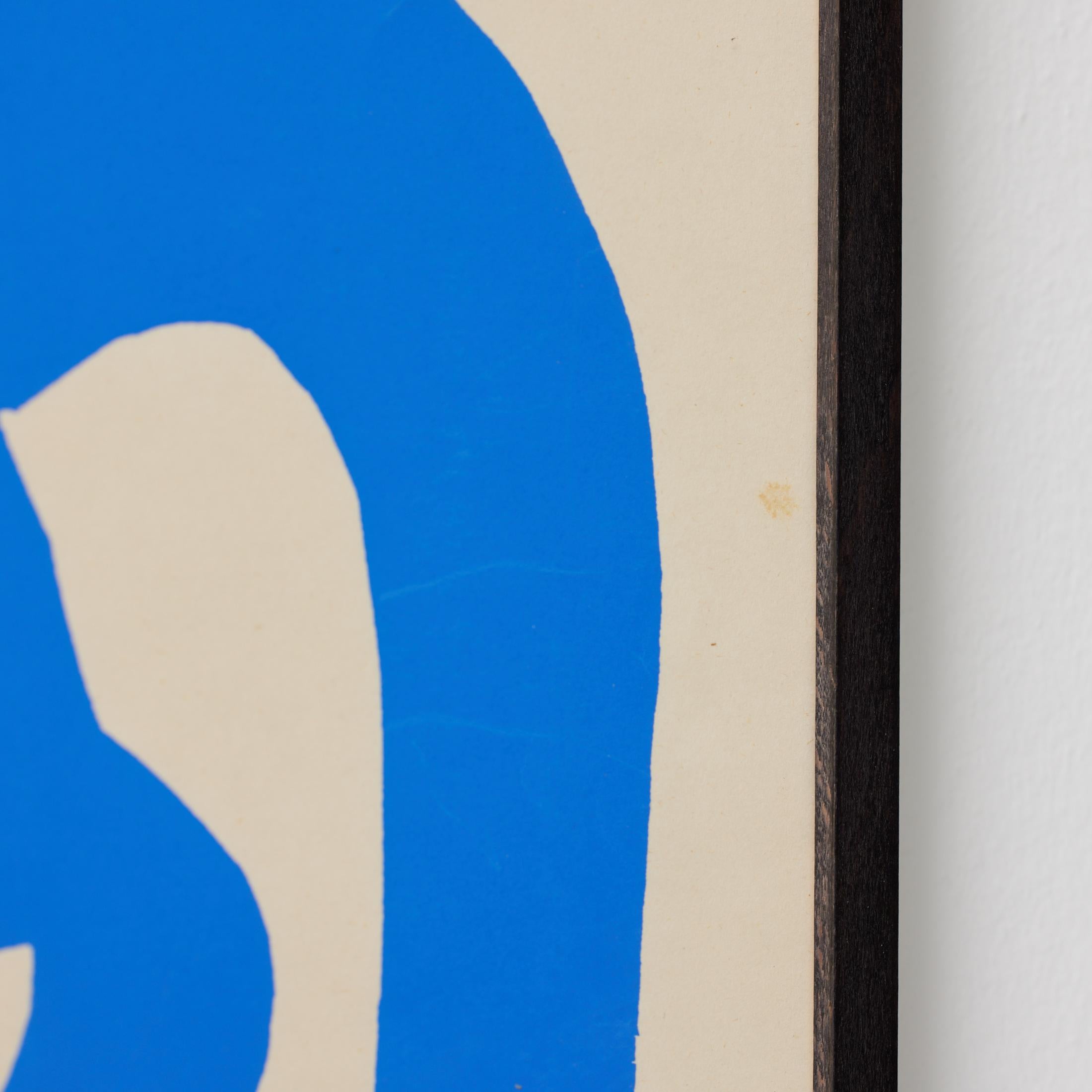 Framed Henri Matisse Cut Out Blue Lithograph Nu Bleu I, 1970 im Angebot 5