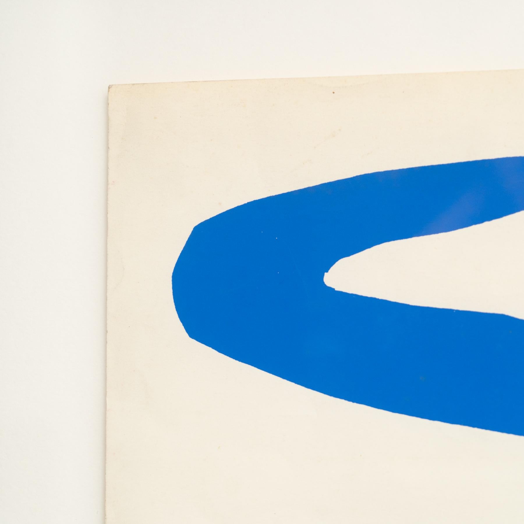 Framed Henri Matisse Cut Out Blue Lithograph Nu Bleu I, 1970 For Sale 1